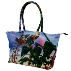 Sunflowers And Wild Weeds Canvas Shoulder Bag by okhismakingart