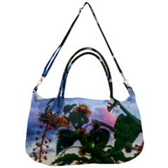 Sunflowers And Wild Weeds Removal Strap Handbag