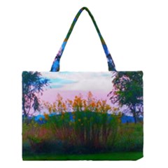 Field Of Goldenrod Medium Tote Bag by okhismakingart