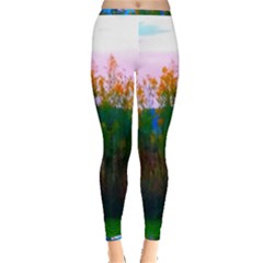 Field Of Goldenrod Inside Out Leggings by okhismakingart