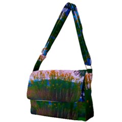 Field Of Goldenrod Full Print Messenger Bag by okhismakingart