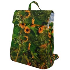 Sunflowers Flap Top Backpack by okhismakingart