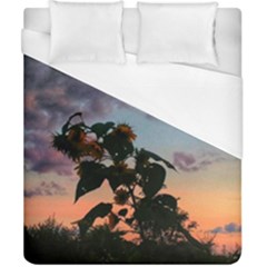 Sunflower Sunset Duvet Cover (california King Size) by okhismakingart