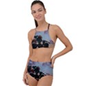 Sunflower Sunset High Waist Tankini Set View1