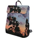 Sunflower Sunset Flap Top Backpack View1