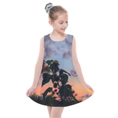 Sunflower Sunset Kids  Summer Dress by okhismakingart