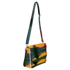 Lake Sunrise Shoulder Bag With Back Zipper by okhismakingart