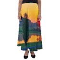 Lake Sunrise Flared Maxi Skirt View1