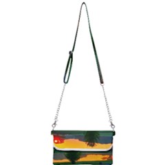 Lake Sunrise Mini Crossbody Handbag by okhismakingart