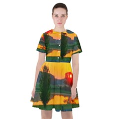 Lake Sunrise Sailor Dress by okhismakingart