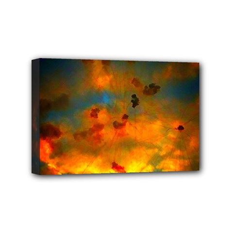 Tie-dye Sky Mini Canvas 6  X 4  (stretched) by okhismakingart