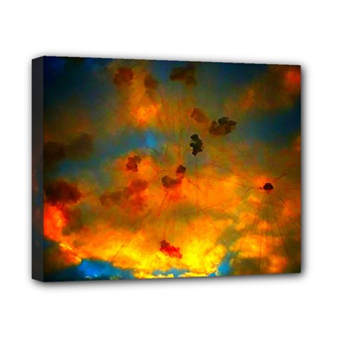 Tie-dye Sky Canvas 10  X 8  (stretched) by okhismakingart