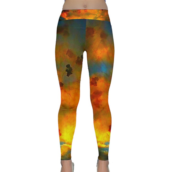 Tie-Dye Sky Classic Yoga Leggings