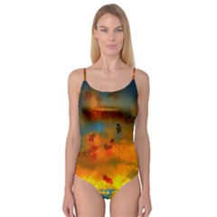 Tie-dye Sky Camisole Leotard  by okhismakingart