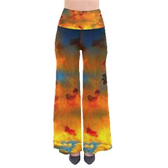 Tie-dye Sky So Vintage Palazzo Pants by okhismakingart