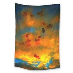 Tie-dye Sky Large Tapestry by okhismakingart