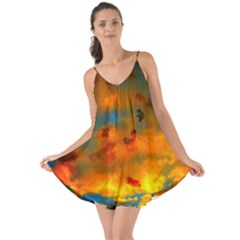 Tie-dye Sky Love The Sun Cover Up by okhismakingart