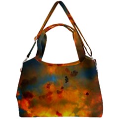 Tie-dye Sky Double Compartment Shoulder Bag