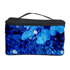 Blue Daisies Cosmetic Storage by okhismakingart