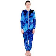 Blue Daisies Onepiece Jumpsuit (ladies)  by okhismakingart