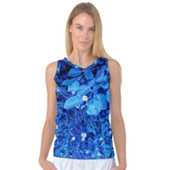 Blue Daisies Women s Basketball Tank Top by okhismakingart