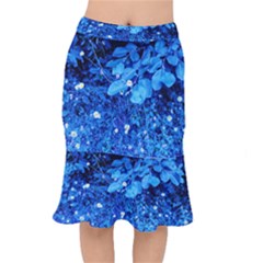 Blue Daisies Mermaid Skirt by okhismakingart