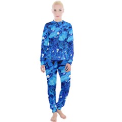 Blue Daisies Women s Lounge Set by okhismakingart