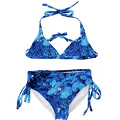 Blue Daisies Kids  Classic Bikini Set by okhismakingart