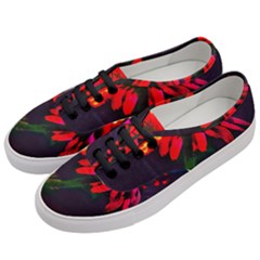 Neon Cone Flower Women s Classic Low Top Sneakers by okhismakingart