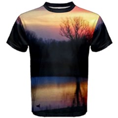 Pastel Sunrise Men s Cotton Tee by okhismakingart