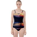 Pastel Sunrise Cut Out Top Tankini Set View1