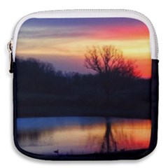 Pastel Sunrise Mini Square Pouch by okhismakingart