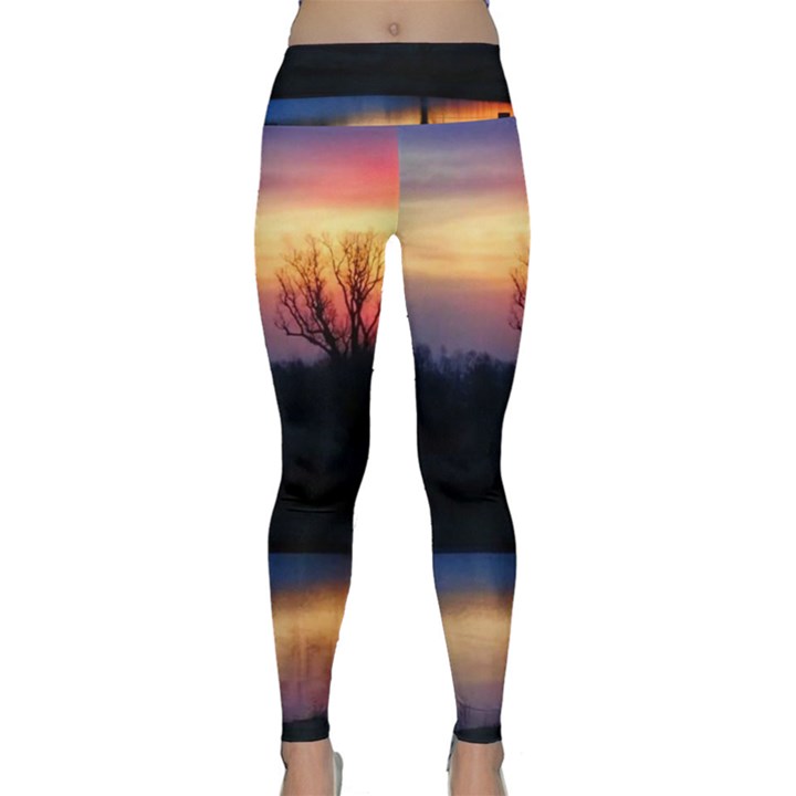 Pastel Sunrise Lightweight Velour Classic Yoga Leggings