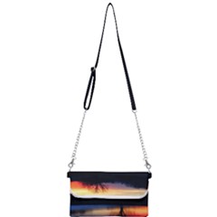 Pastel Sunrise Mini Crossbody Handbag by okhismakingart