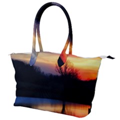 Pastel Sunrise Canvas Shoulder Bag by okhismakingart