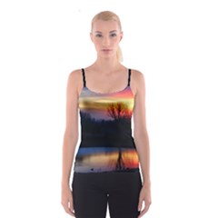 Pastel Sunrise Spaghetti Strap Top by okhismakingart