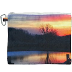 Pastel Sunrise Canvas Cosmetic Bag (xxxl) by okhismakingart