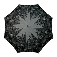 Black And White Mint Golf Umbrellas