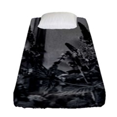 Black And White Mint Fitted Sheet (single Size)