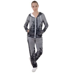 Black And White Mint Women s Tracksuit