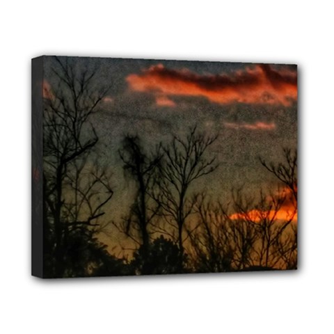 Old Sunset Canvas 10  X 8  (stretched) by okhismakingart