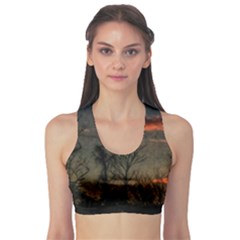 Old Sunset Sports Bra by okhismakingart