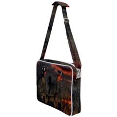 Old Sunset Cross Body Office Bag by okhismakingart