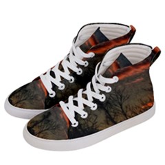 Old Sunset Women s Hi-top Skate Sneakers by okhismakingart