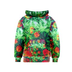 Intense Flowers Kids  Pullover Hoodie