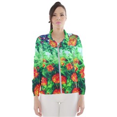 Intense Flowers Women s Windbreaker