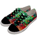 Intense Flowers Men s Low Top Canvas Sneakers View2