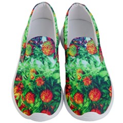 Intense Flowers Men s Lightweight Slip Ons by okhismakingart