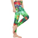 Intense Flowers Lightweight Velour Classic Yoga Leggings View4