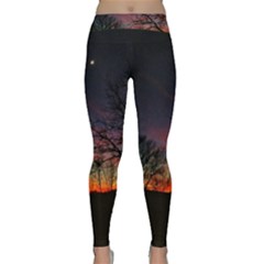 Darkness Falling Classic Yoga Leggings by okhismakingart